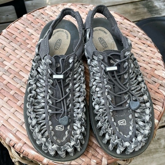 Keen UNEEK Men\'s Two-Cord Water Sandal in Magnet/Vapor Gray 8.5 main image 14